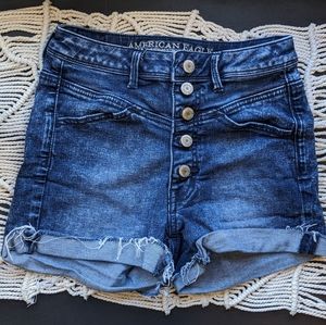 American Eagle High Waiste Jean Shortie